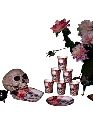 Day of the Dead Napkins Set