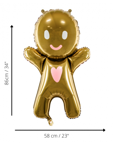 Gingerbread Man balloon