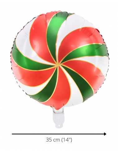 Ballon 'Bonbon  tricolore'