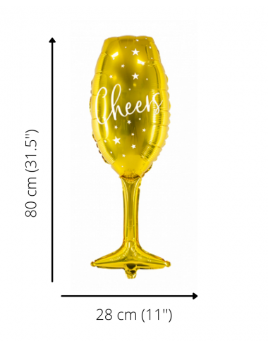 Champagne glass balloon...