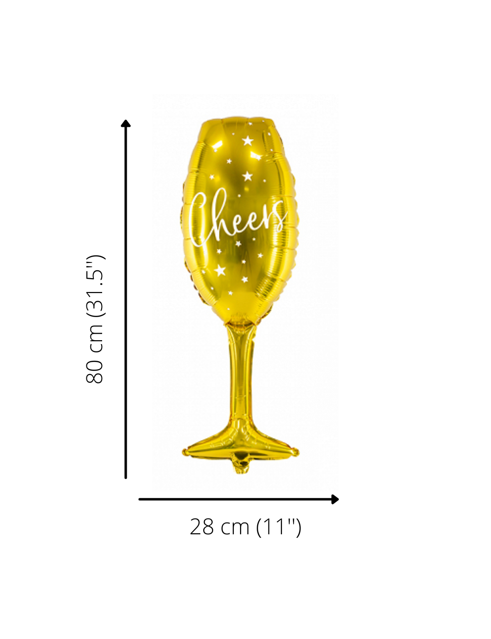 Ballon Coupe de Champagne 'Cheers