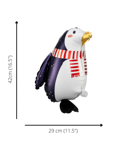 'Penguin with a scarf' balloon