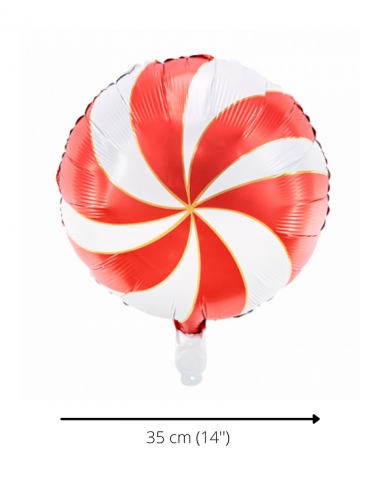 'Red and White Candy' Balloon