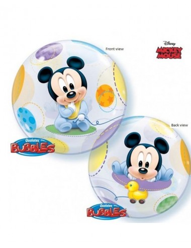 Ballon Bubble Baby Mickey