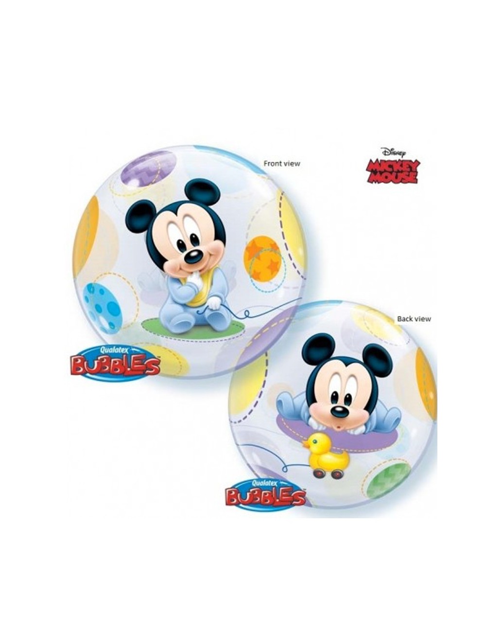 Ballon Bubble Baby Mickey