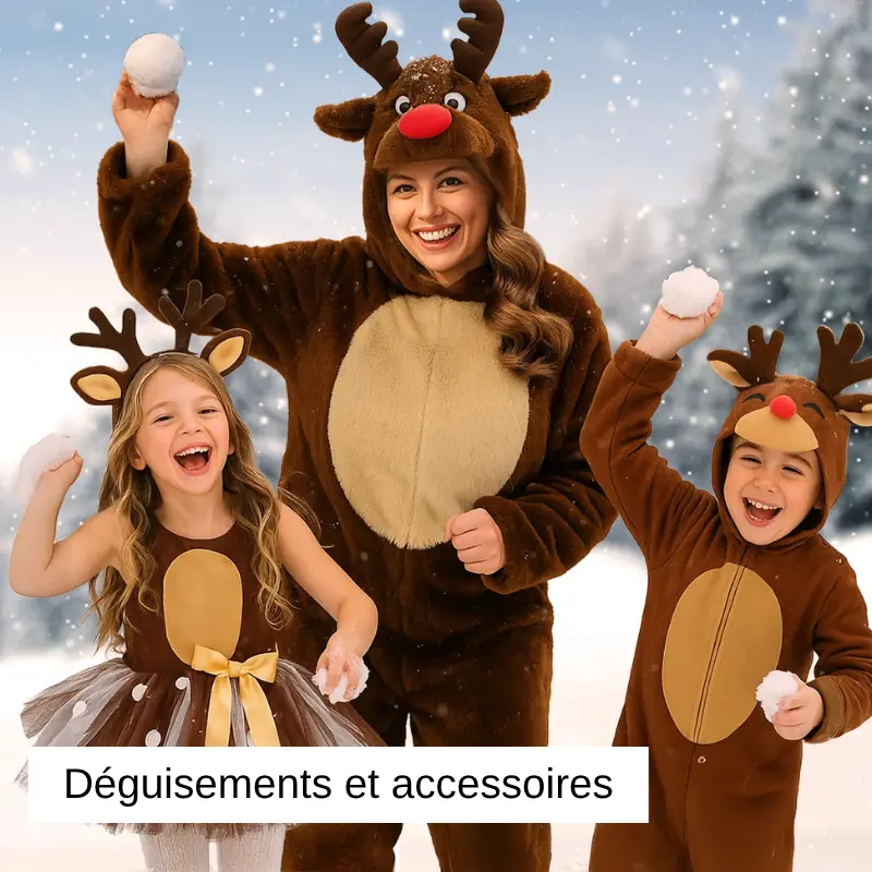 Déguisements et accessoires de noël