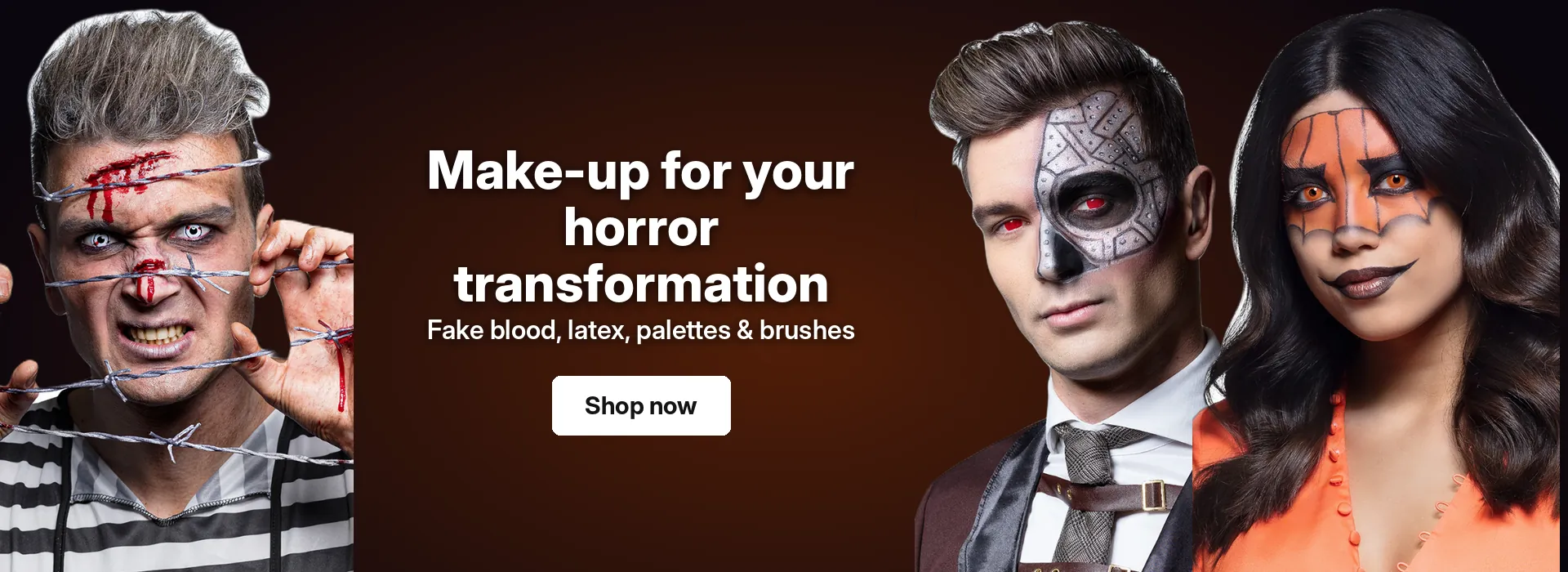 Halloween make-up and special effects: fake blood, latex, palettes – Partyshop Luxembourg Halloween make-up and special effects: fake blood, latex, palettes – Partyshop Luxembourg
