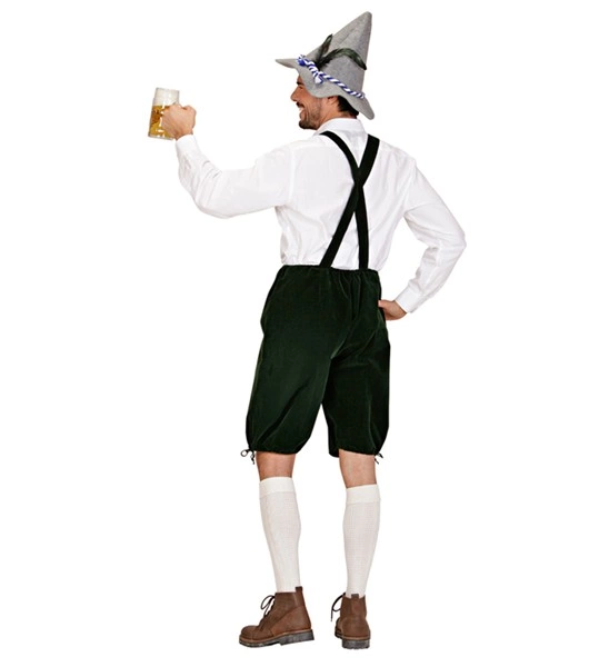 Déguisement bavarois Oktoberfest homme Lederhosen tyrolien vert – XL 2