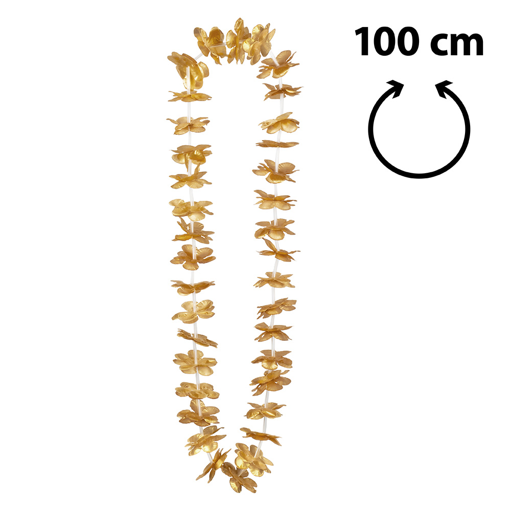 Colliers hawaiiens métallisés, lot de 20 – vue 2