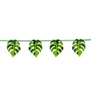Guirlande 3 mètres feuilles de Monstera – vue 3