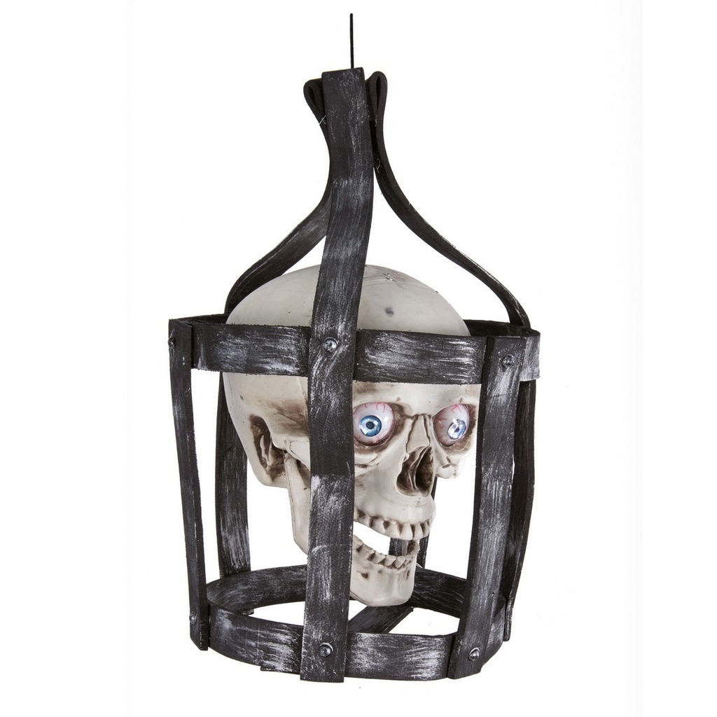 Tête de mort en cage 35 x 44 cm – vue 2