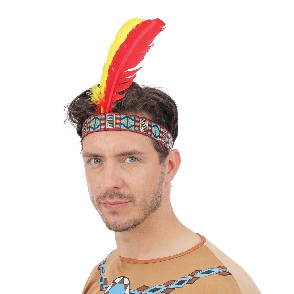 Bandeau d'indien 2 plumes – vue 2