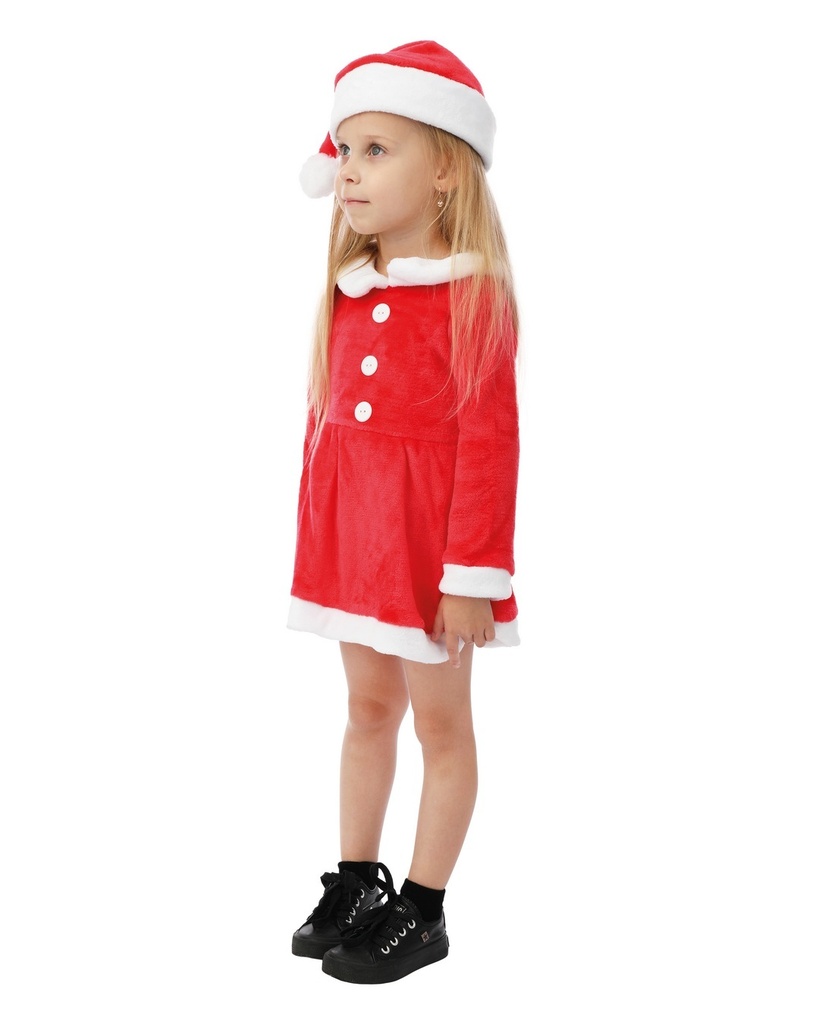 Déguisement de mère Noël pour fille – vue 2