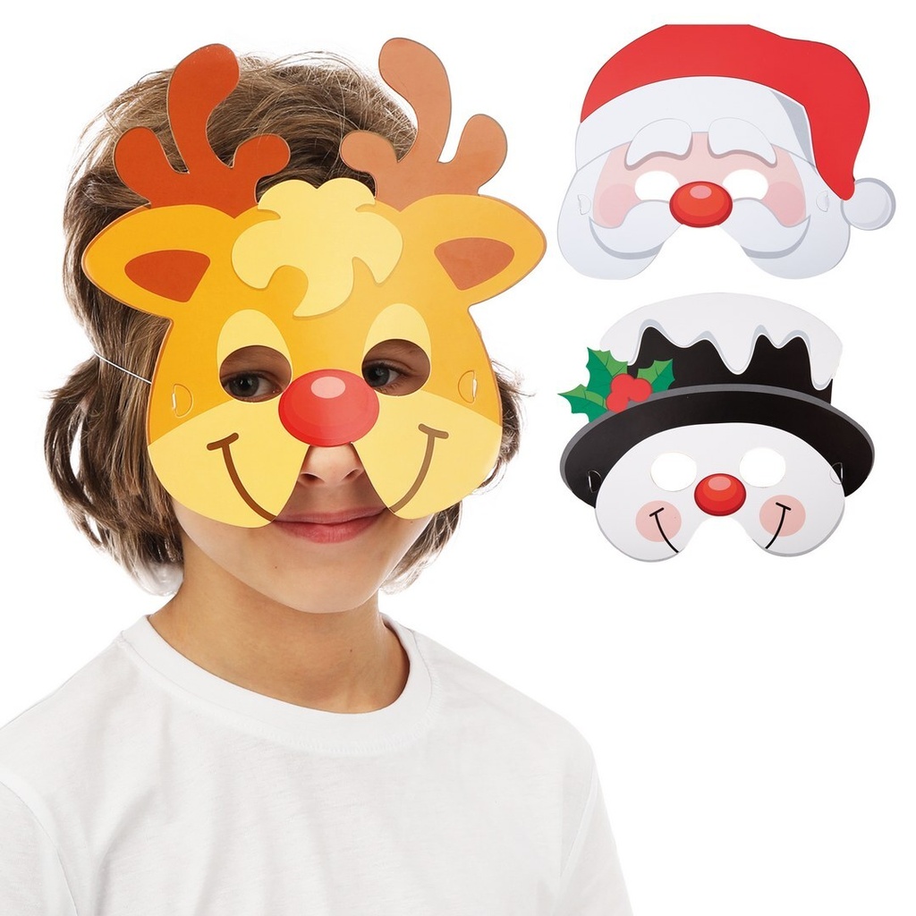 Lot de 3 masques Noël enfant – vue 2
