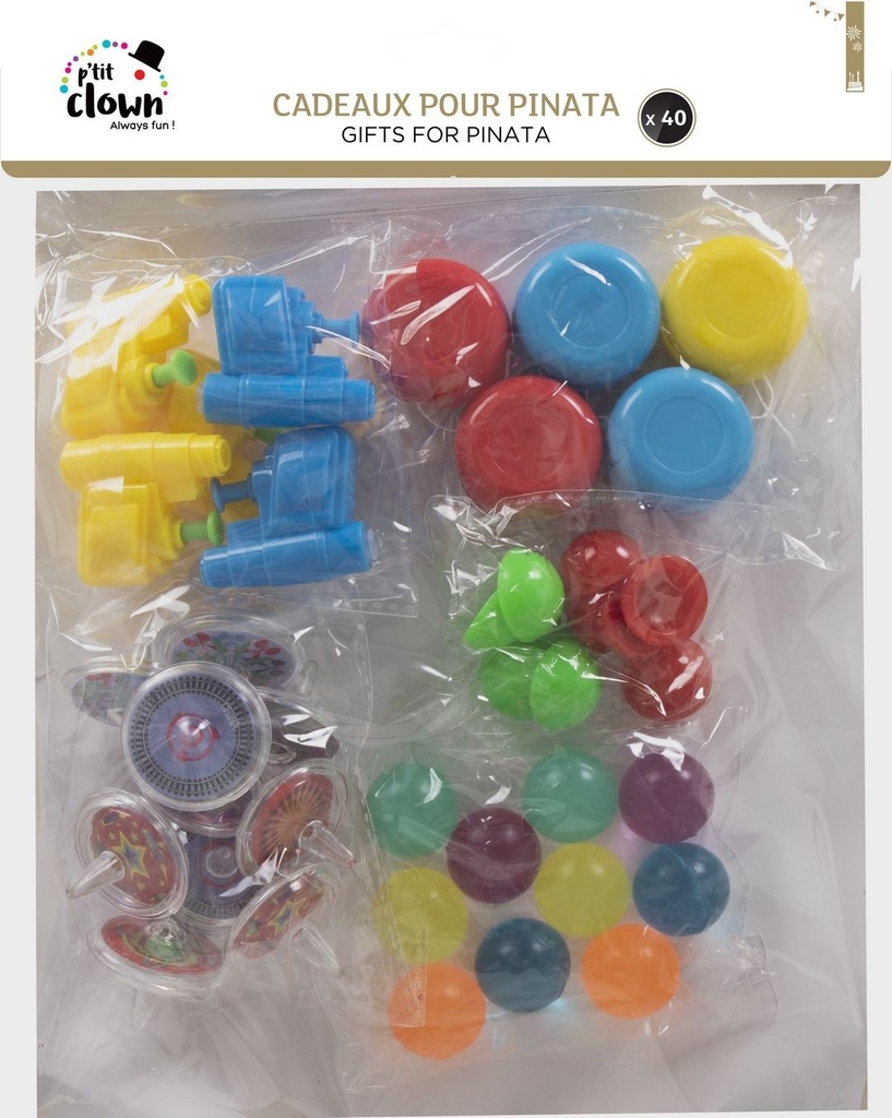 Lot de 40 cadeaux pour Pinata – vue 2