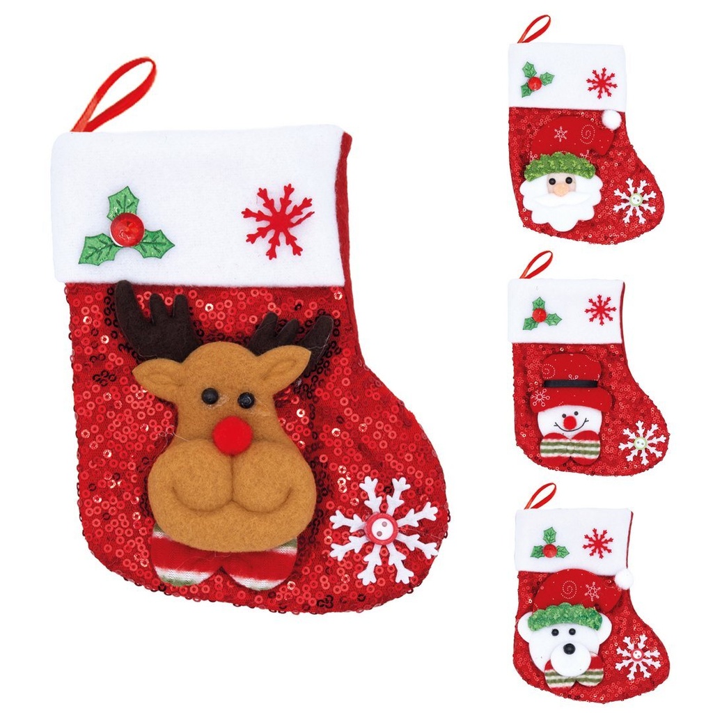 Mini chaussettes de Noël à suspendre – vue 2