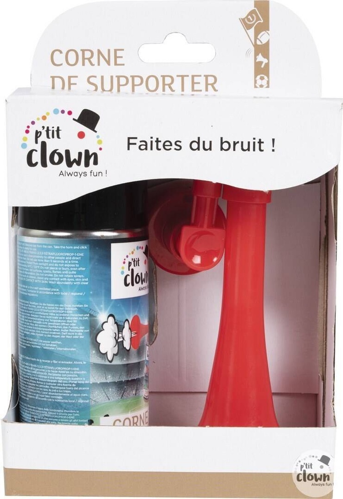 SIRÈNE DE FOOTBALL AVEC GAZ 40ML – vue 2
