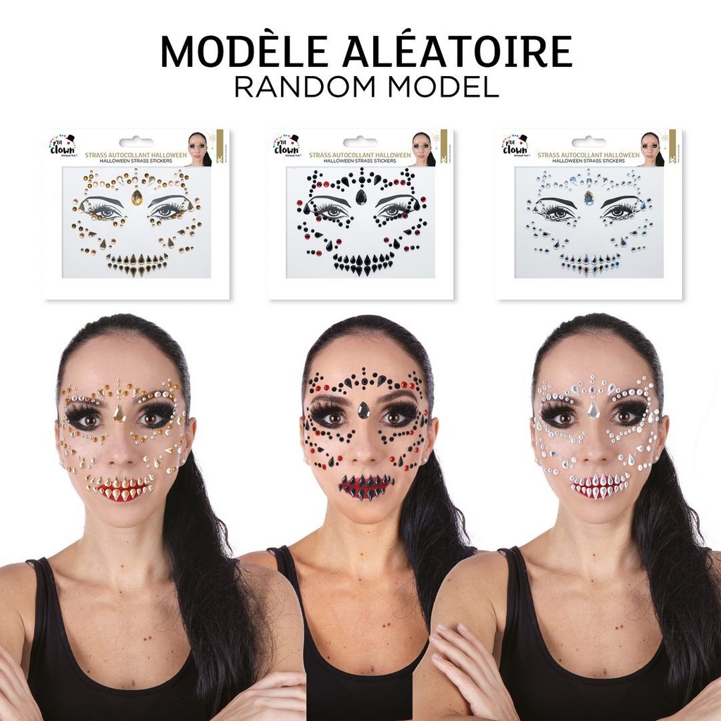 Strass autocollant Halloween - modèles assortis – vue 2