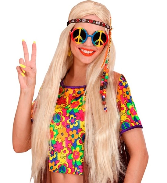 T-shirt déguisement hippie femme 2