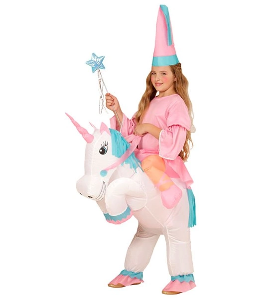 Déguisement enfant Licorne gonflable 2