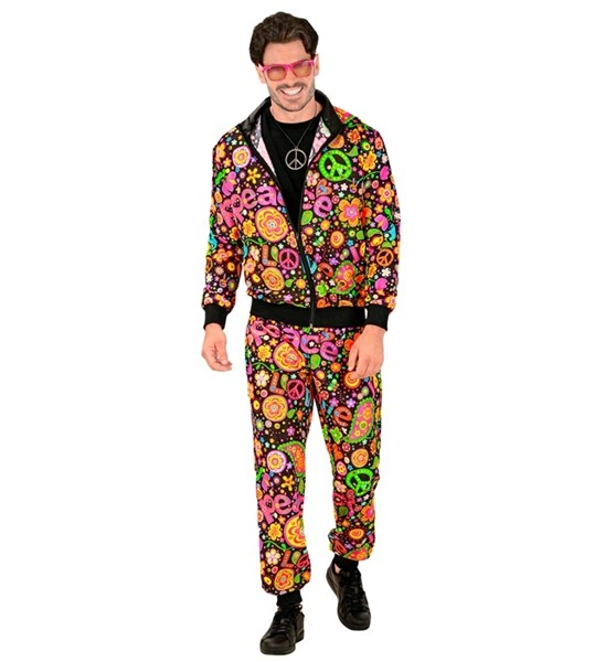 Déguisement jogging Hippie pour adulte 2