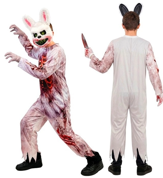 Déguisement enfant lapin zombie 4