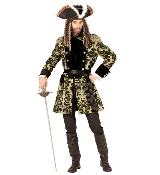 Déguisement homme manteau de parade doré 2
