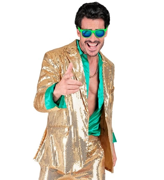 Veste à paillettes or 2