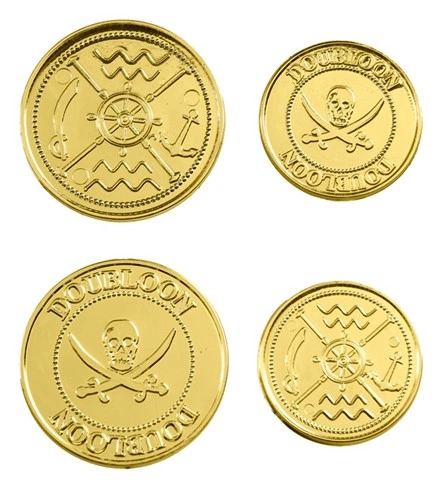 12 pièces de trésor de pirate 2