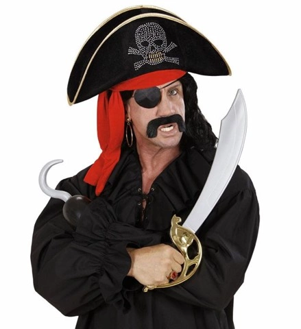 Chapeau de pirate tête de mort 3