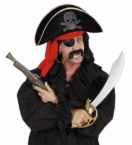 Chapeau de pirate tête de mort 4