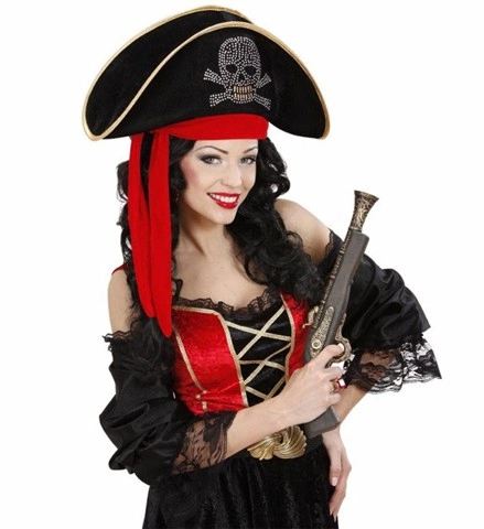 Chapeau de pirate tête de mort 6