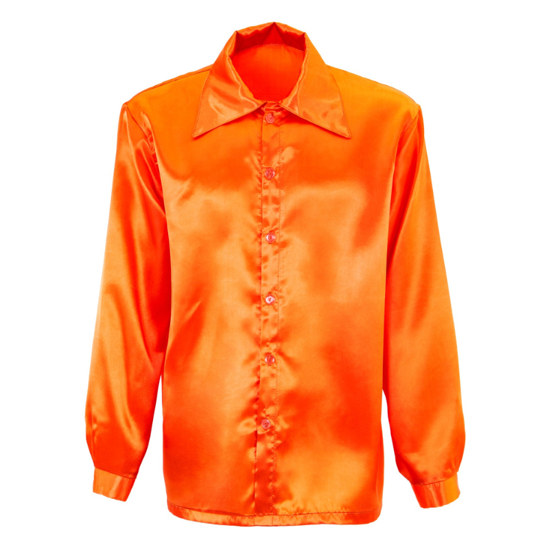Chemise en satin pour Homme 
