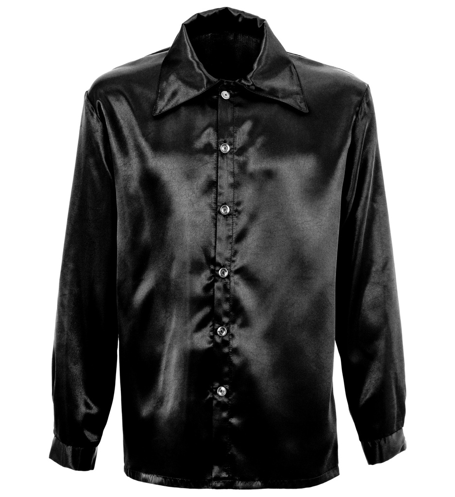 Chemise en satin pour Homme 