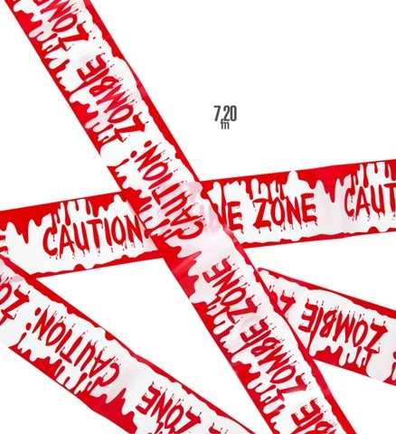 Ruban de délimitation « Caution Zombie Zone » 2