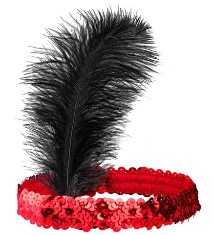 Bandeau Charleston avec plume 2
