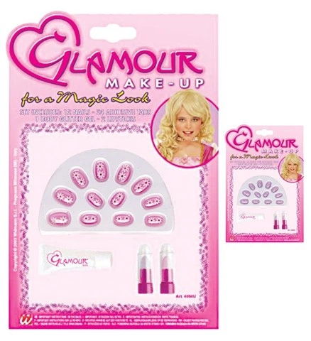 Kit rouge à lèvres, gel scintillant et ongles pour enfant 2