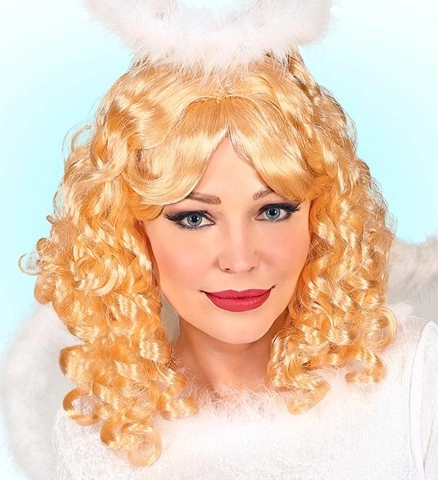 Perruque d'ange blond bouclé 2