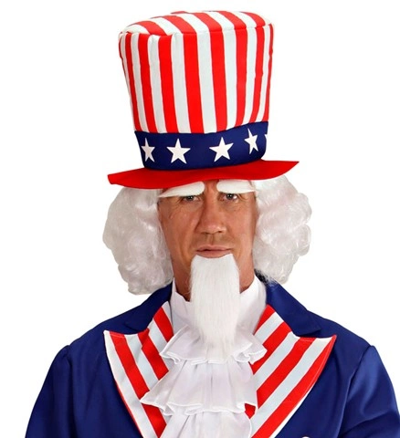 Perruque, bouc et sourcils patriotiques - USA 2