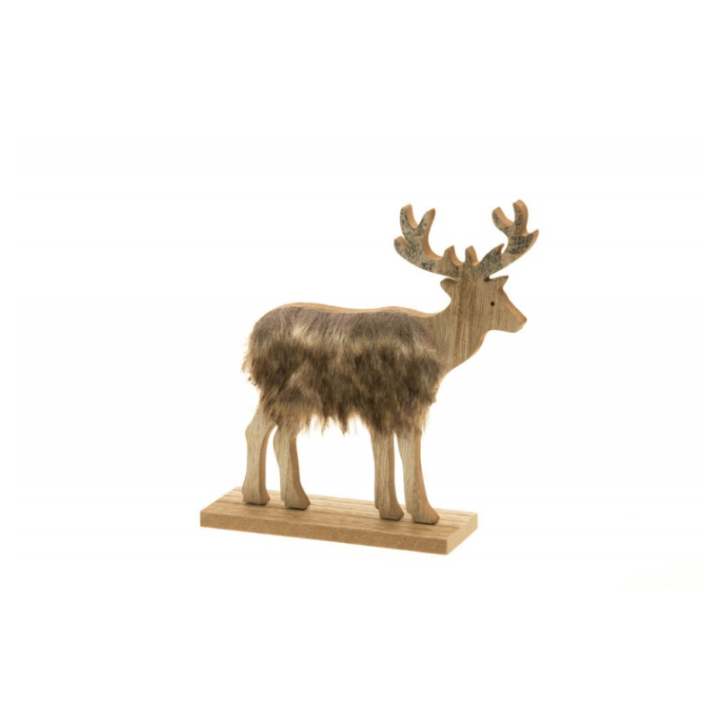 Renne en bois 