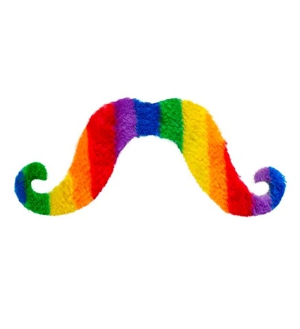Moustache arc-en-ciel 2