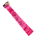 Écharpe Satinée rose ' Party Girl'