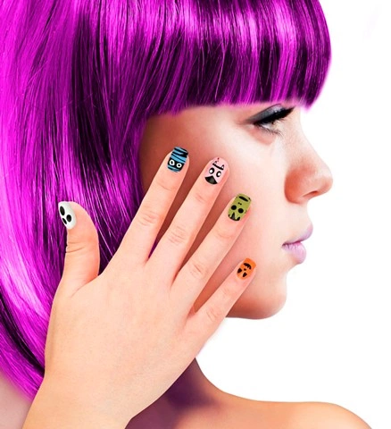 Set de 12 ongles collection Halloween 2
