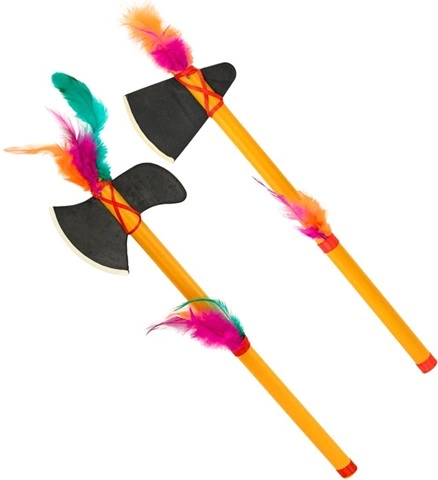 Lot de 2 haches d'inspiration amérindienne 2