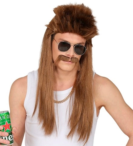 Perruque et moustache mulet 2