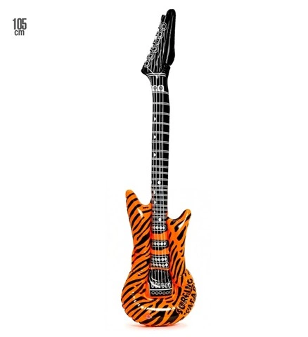 Guitare gonflable motif animalier 2