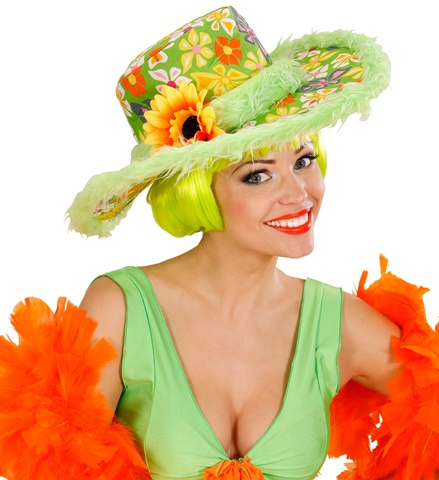 Chapeau Ibiza à bordure en peluche et marguerite 3