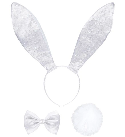 Set d'accessoires lapin blanc 2