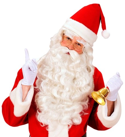 Kit Père Noël / Saint-Nicolas avec perruque et barbe 2