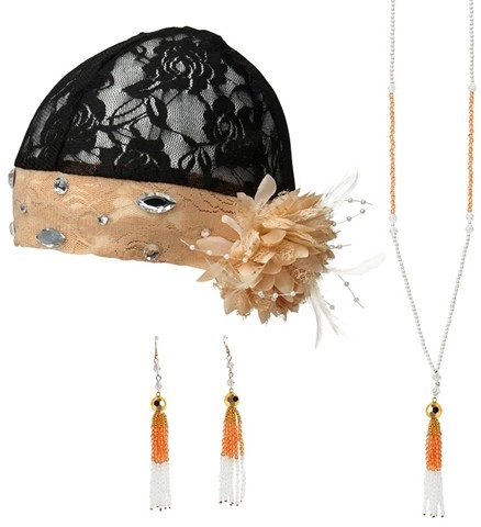 Kit d'accessoires années 20 pour femme 2